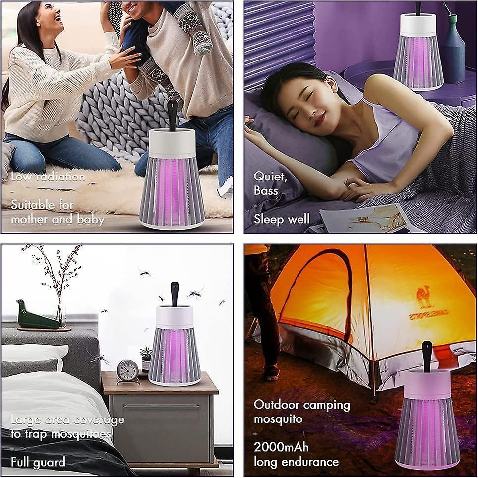 Electric Lamp Portable USB LED Light for Home Bedroom Outdoor Camping - Image 2
