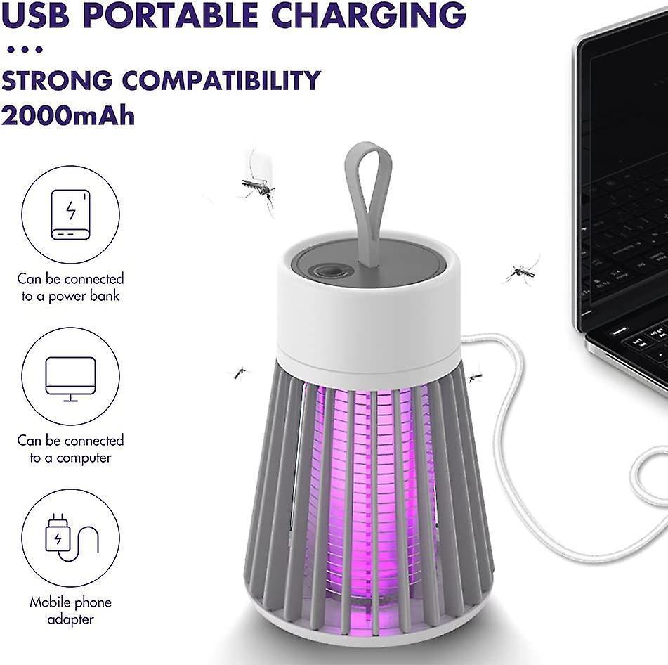 Electric Lamp Portable USB LED Light for Home Bedroom Outdoor Camping - Image 4