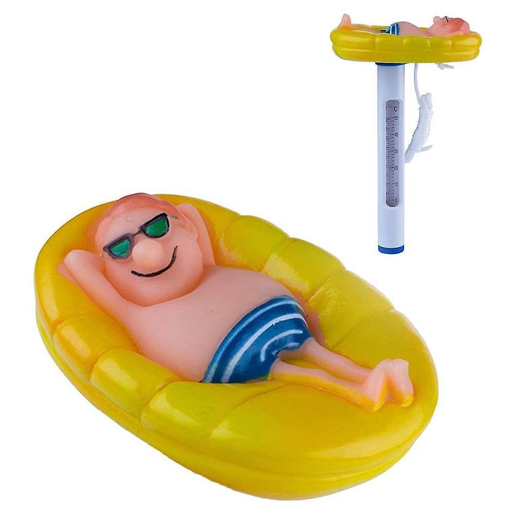 Funny Cartoon Floating Pool Thermometer for Outdoor Indoor Swimming Pools Spa Pond - Image 1