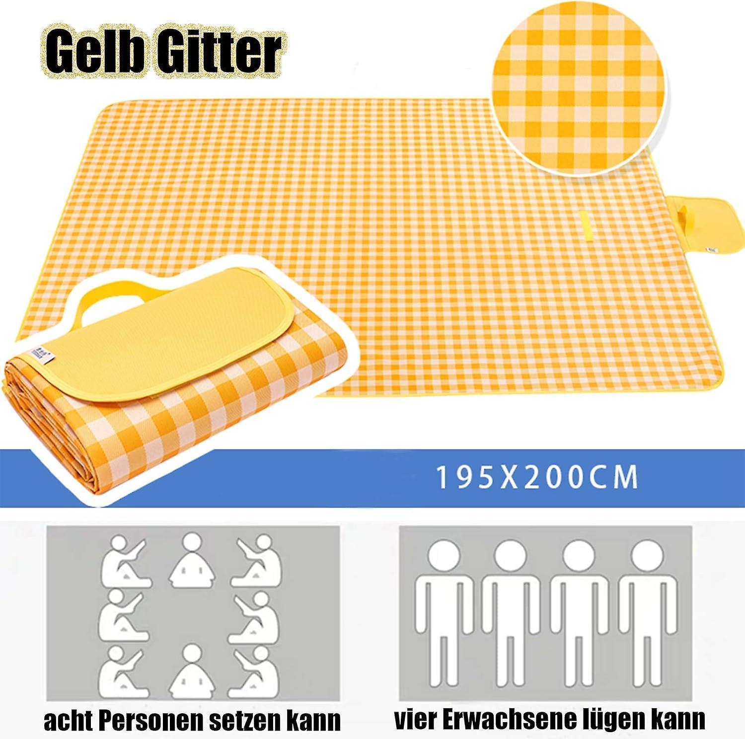 Picnic blanket waterproof picnic beach carpet pattern - Image 2