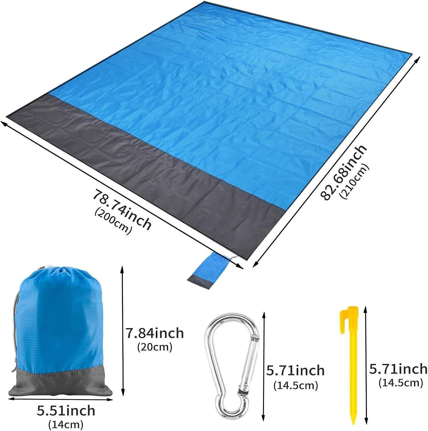 Picnic blanket waterproof picnic beach carpet pattern - Image 2
