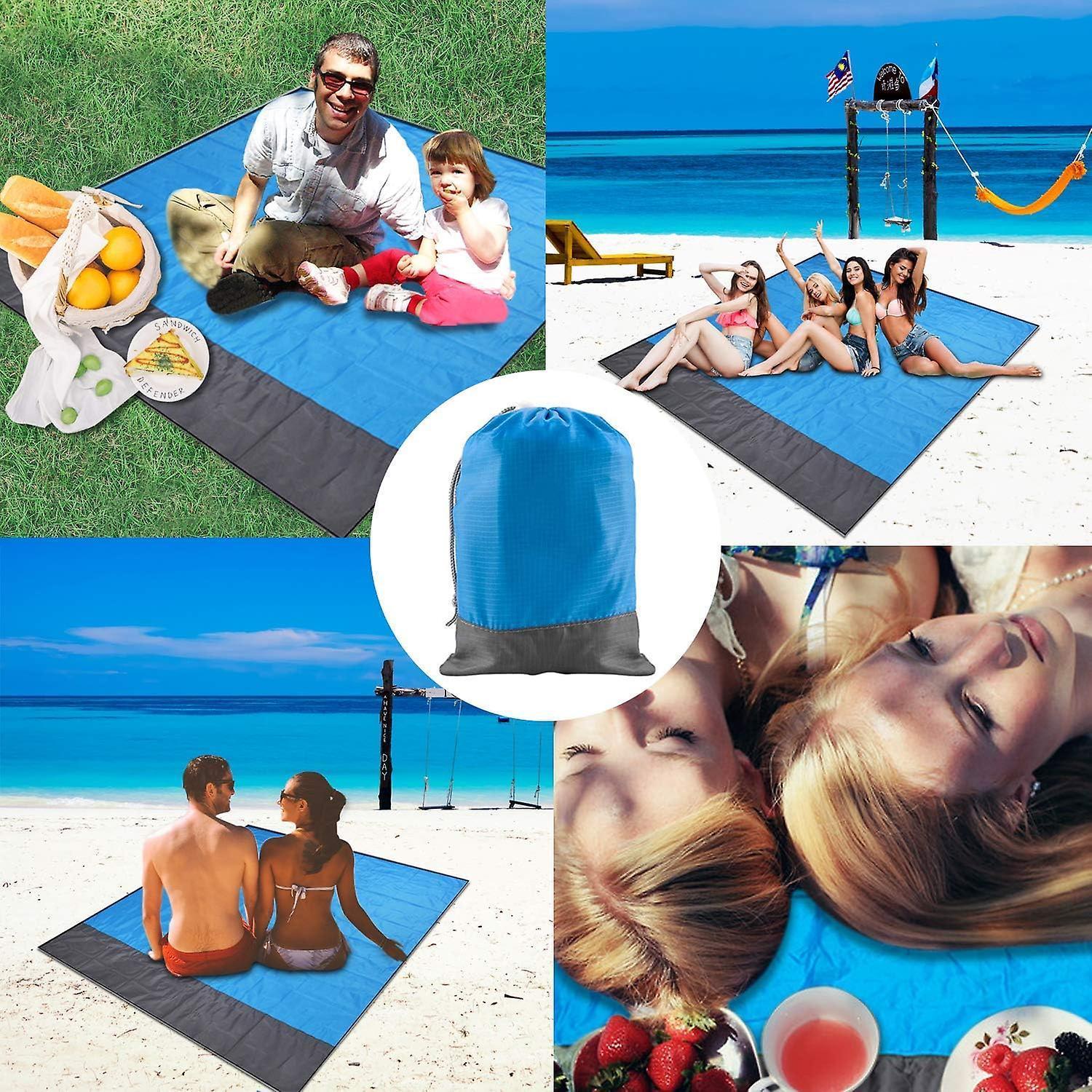 Picnic blanket waterproof picnic beach carpet pattern - Image 4