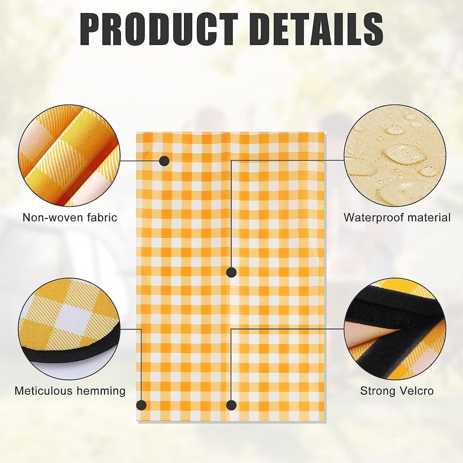 Picnic blanket waterproof picnic beach carpet pattern - Image 4
