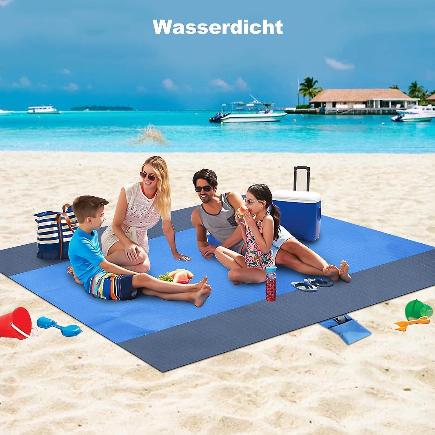 Picnic blanket waterproof picnic beach carpet pattern - Image 3