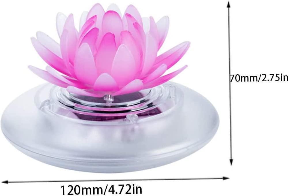 Pool floating light waterproof pool floating pond light lotus solar light for swimming pool pond garden decoration,garden pool light for garden - Image 2