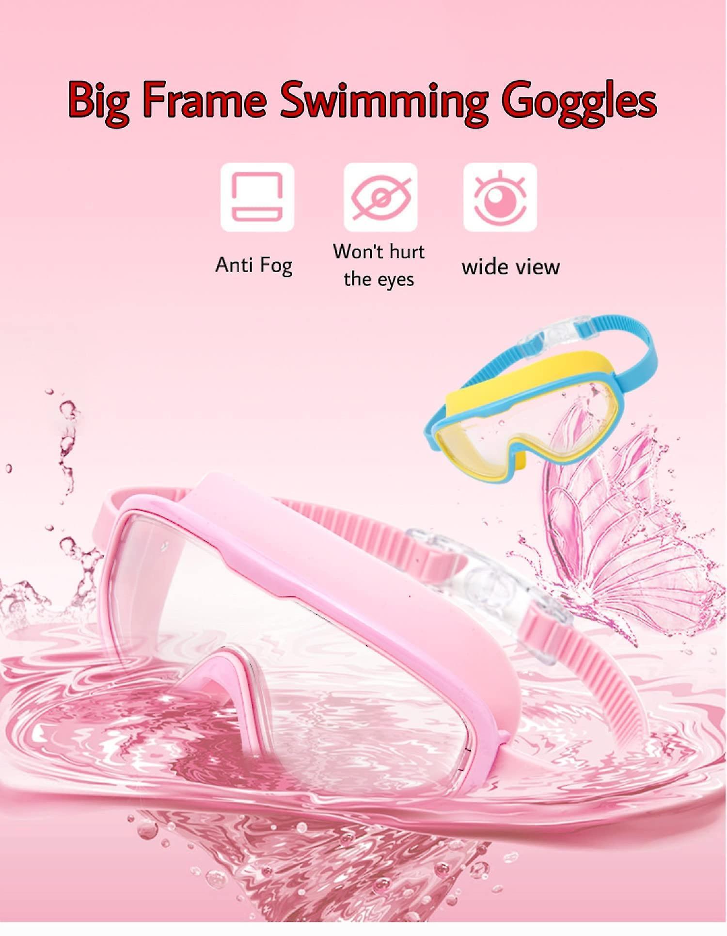 Swimming Goggles, Swimming Goggles  Anti-Fog Anti-Leak UV Protection Large Swim Goggles - Image 2