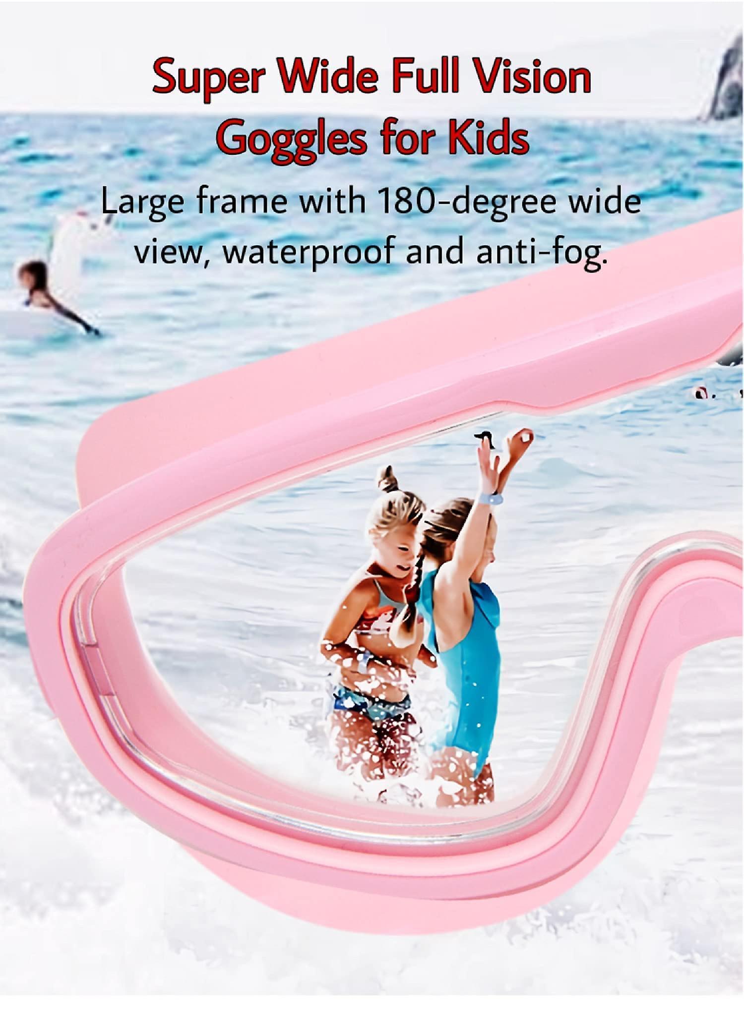 Swimming Goggles, Swimming Goggles  Anti-Fog Anti-Leak UV Protection Large Swim Goggles - Image 5