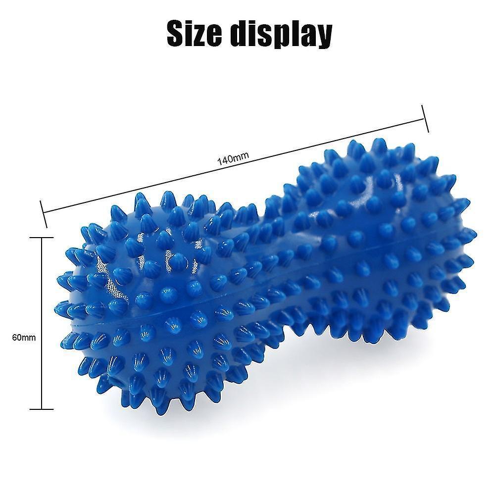 Myofascial Balls Spiky Massage Ball Trigger Point Sport Fitness Hand Foot Pain Relief Plantar Fasciitis Reliever Hedgehog Balls-Red - Image 3