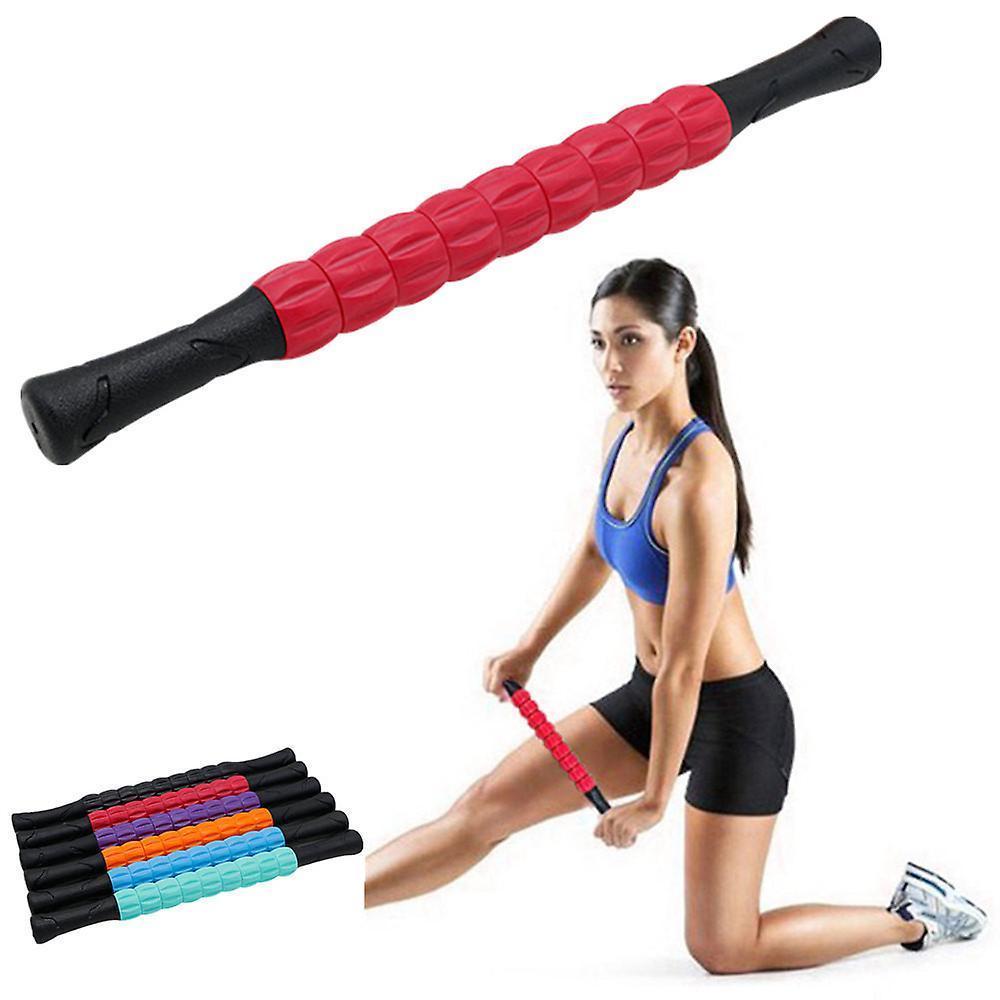 Muscle Roller Stick Body Massage Roller Body Massager For Relieving Muscle Soreness And Cramping Massage Sticks - Red - Image 1