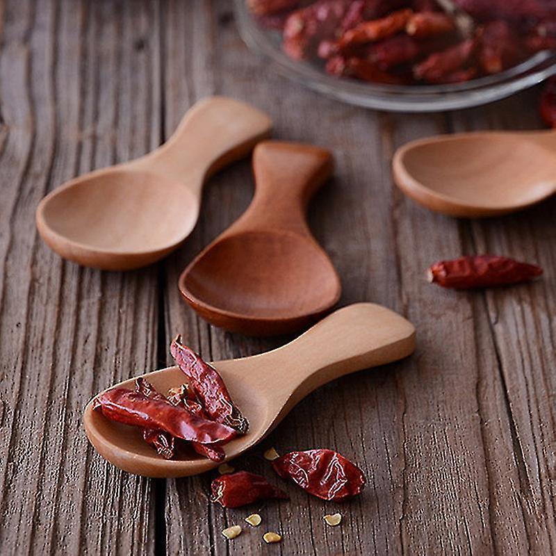 10pcs Mini Kitchen Small Wooden Spoon Coffee Kitchen Accessories - Image 2