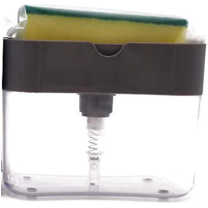 Soap Dispenser Set, Sink Organizer, Pump Soap Dispenser With Sponge Holder, Detergent Dispenser, Kitchen Utensil Holder For The Kitchen - Image 1