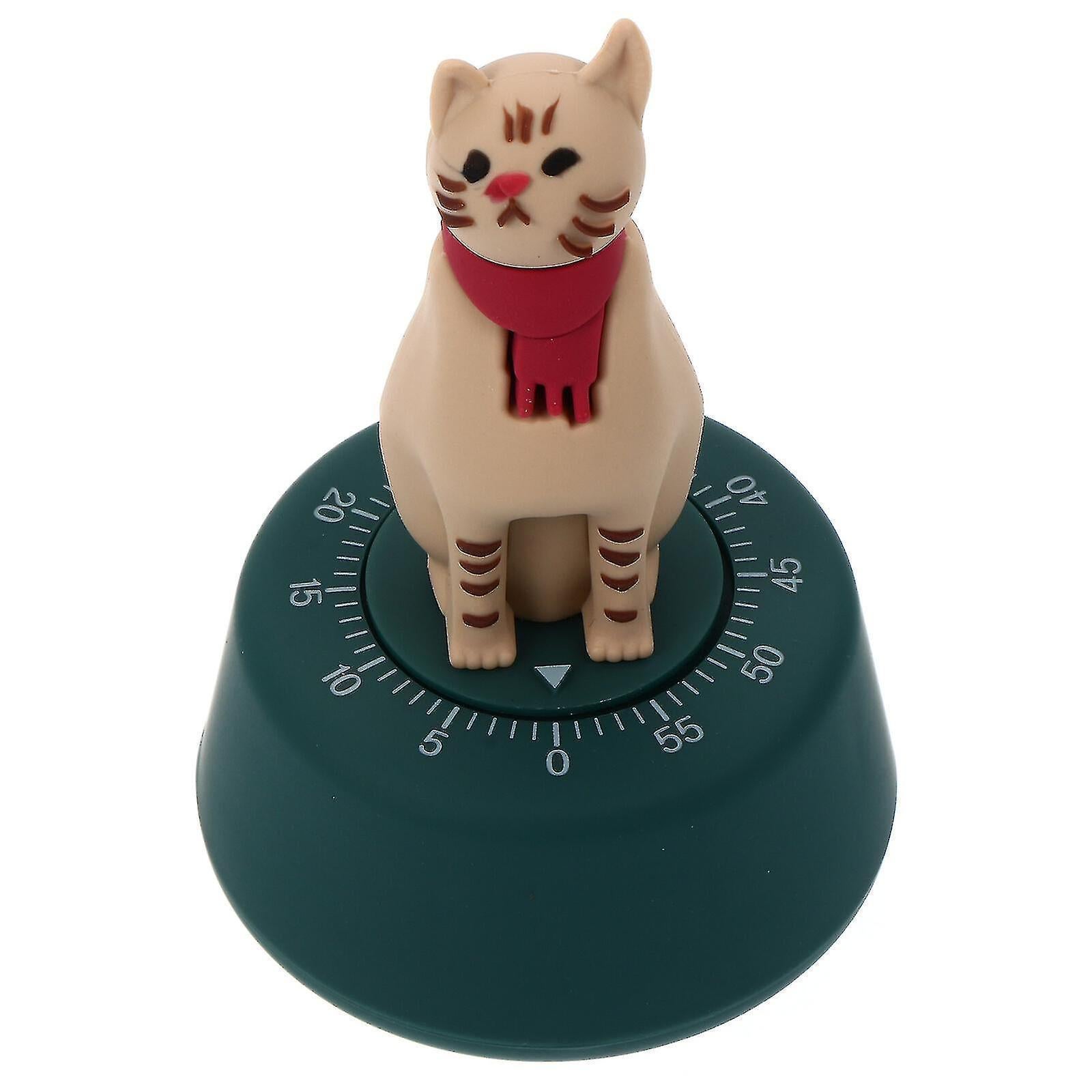 1pc Lovely Cartoon Cat Kitchen Timer Kitchen Time Reminder Countdown Timer - Image 1