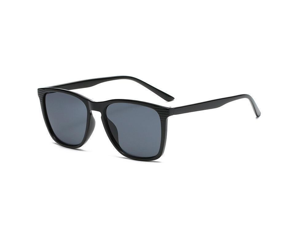 Retro Sunglasses Women Men Fashion Square Sun Glasses Ladies Luxury Brand Female  Male UV400 - Bright Black - Image 1