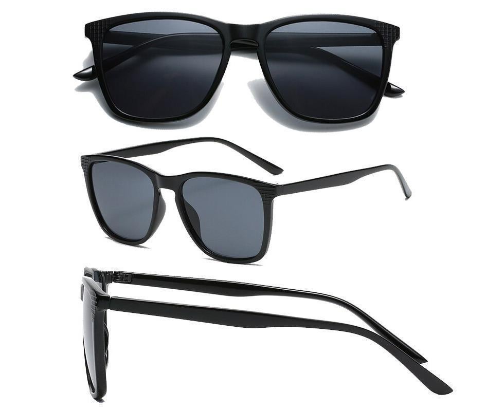 Retro Sunglasses Women Men Fashion Square Sun Glasses Ladies Luxury Brand Female  Male UV400 - Bright Black - Image 2