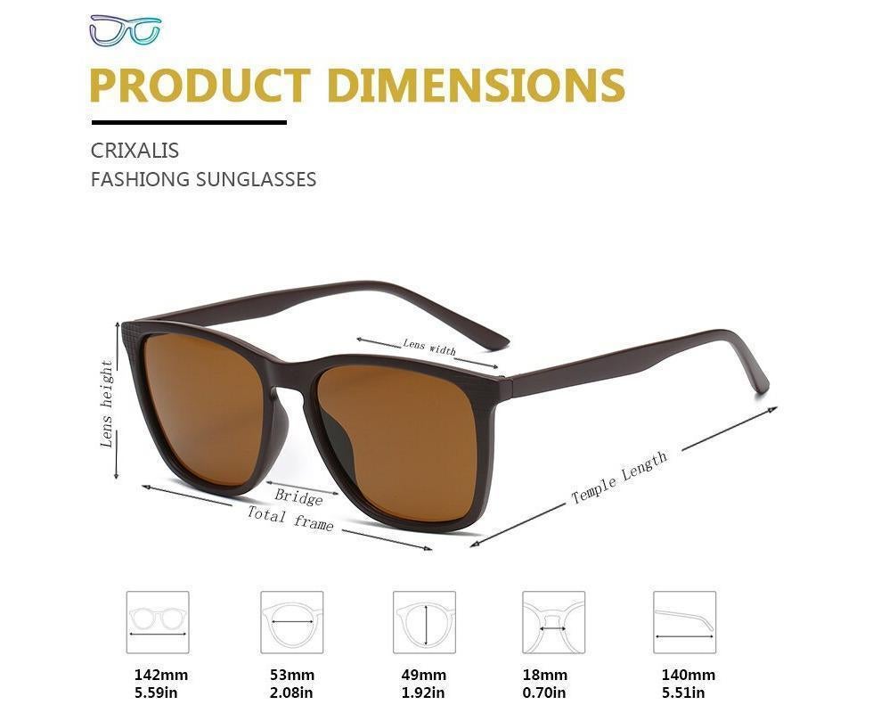 Retro Sunglasses Women Men Fashion Square Sun Glasses Ladies Luxury Brand Female  Male UV400 - Bright Black - Image 5