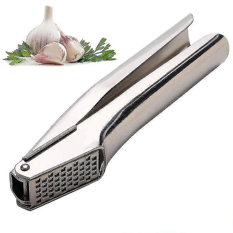Garlic Press Stainless Steel Crusher Rust Proof Mincer Kitchen Tools - Image 1