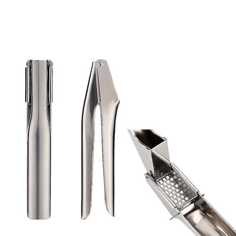 Garlic Press Stainless Steel Crusher Rust Proof Mincer Kitchen Tools - Image 5