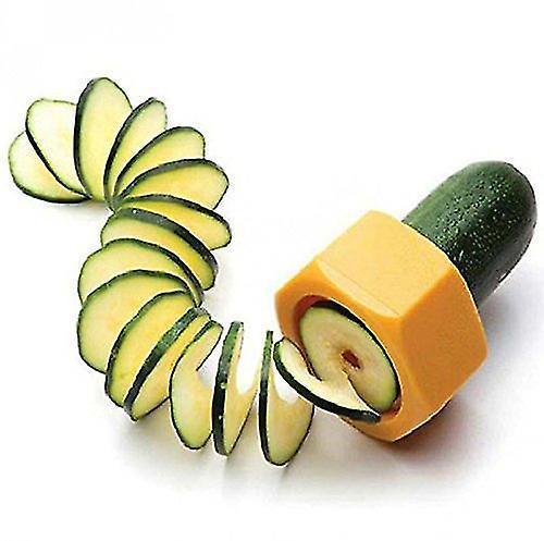 2pcs Creative Kitchen Gadget Spiral Cucumber Slicer Nut Shape Vegetable Cutter - Image 2