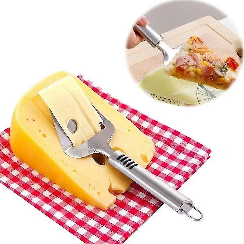 Silver Stainless Steel Cheese Peeler  Slicer Cutter Butter Slice Cutting Knife Kitchen Cooking Tools - Image 3