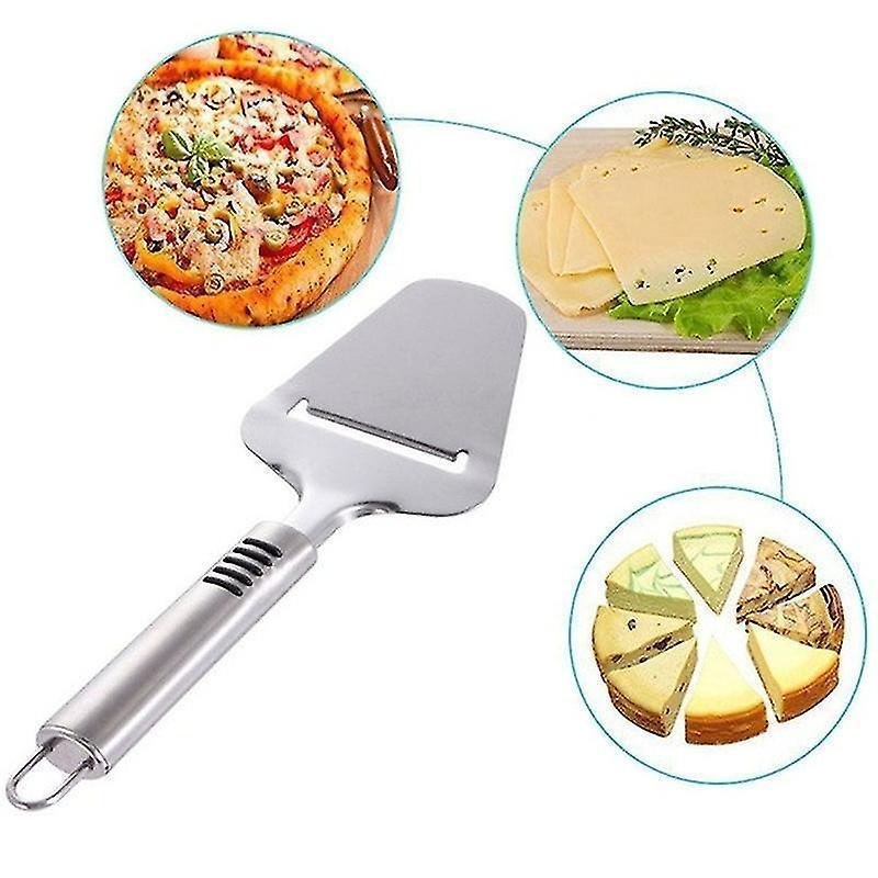 Silver Stainless Steel Cheese Peeler  Slicer Cutter Butter Slice Cutting Knife Kitchen Cooking Tools - Image 4