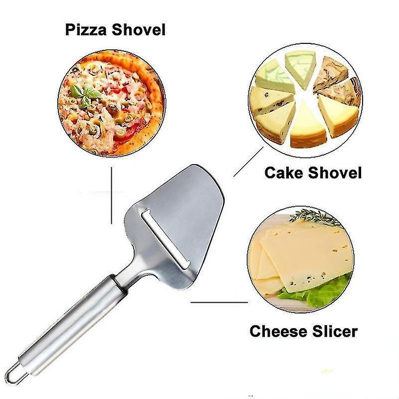 Silver Stainless Steel Cheese Peeler  Slicer Cutter Butter Slice Cutting Knife Kitchen Cooking Tools - Image 5