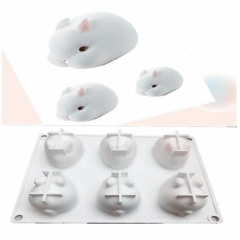 3d Cake Decorating Silicone Molds Rabbit Shape Dessert Cake Mold Baking Silicone Molds Kitchen Tool - Image 2