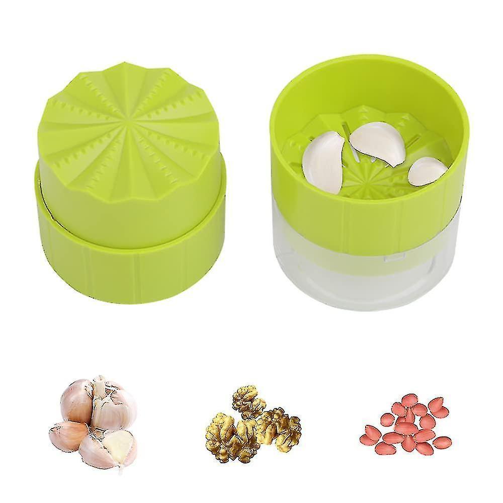 Manual Garlic Crusher, Garlic Twist Crusher Press, Plastic Garlic Press, Crusher Garlic, Practical Kitchen Tool - Image 1