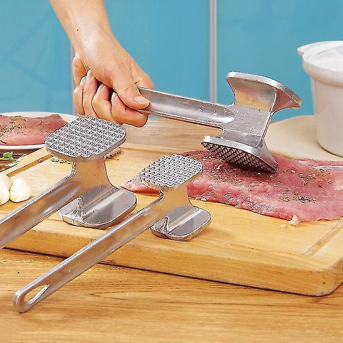 1pcs Stainless Steel Useful Loose Meat Tenderizers Meat Hammer For Steak Knock-sided For Steak Pork Pounders Kitchen Tools - Image 1
