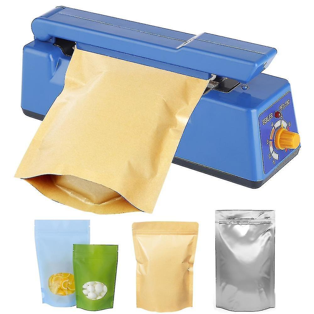 Electric Heat Sealing Machine Heat Sealer Hand Press Vacuum Food Plastic Bag Impulse Sealer Packaging Machine For Home Kitchen - Image 1
