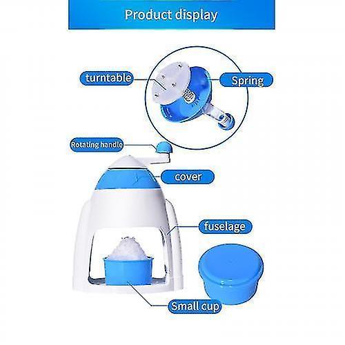 Manual Ice Shaver Ice Crusher And Shaved Ice Machine With Free Ice Trays - Image 4
