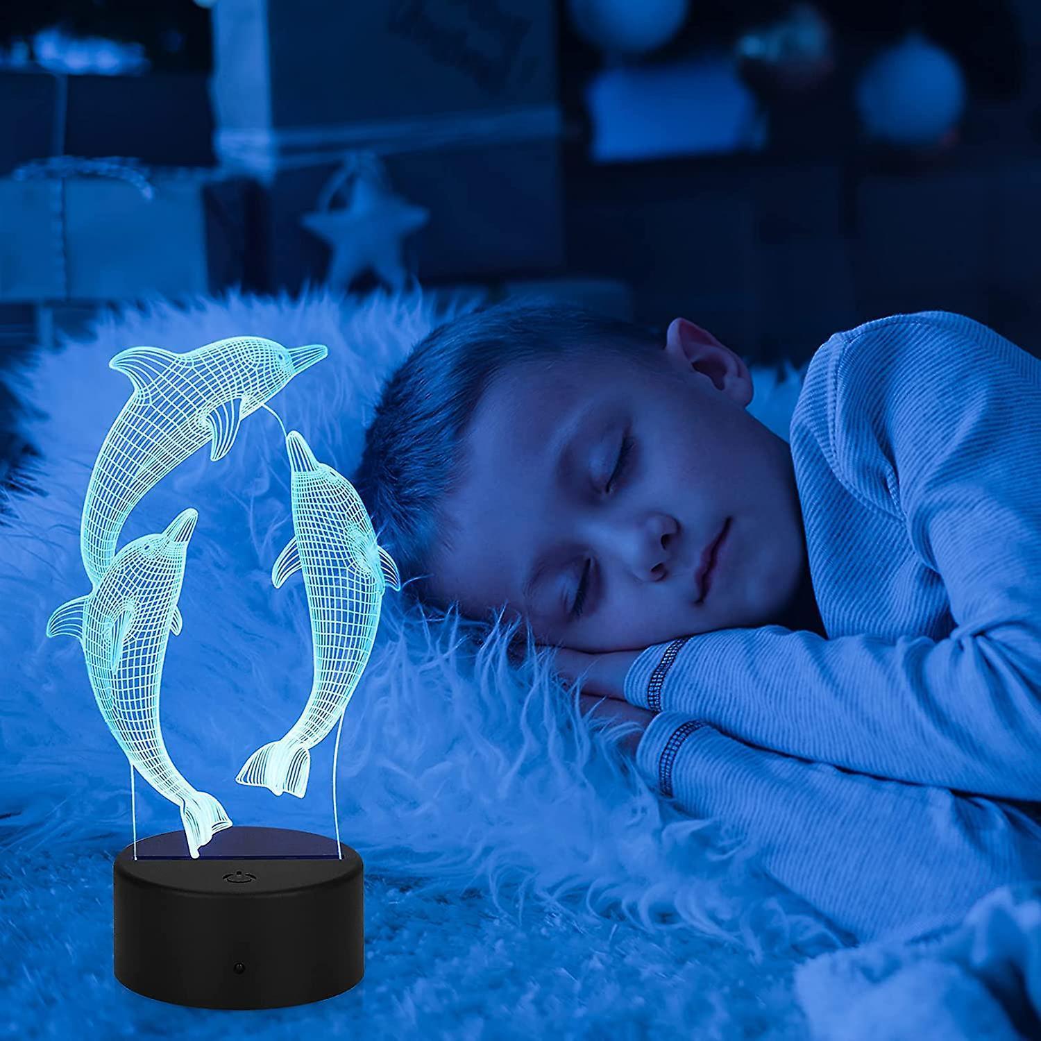 3D Night Light babies, 3D Illusion Lamp 16 Colors Change With Remote Control - Image 5