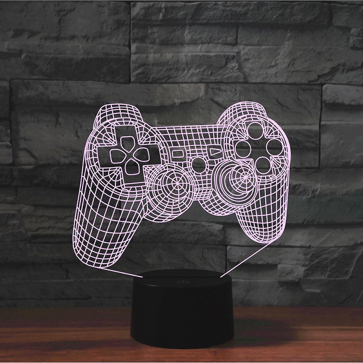 Video Game Controller Lamp Night Light 3D Illusion Game On - Image 2