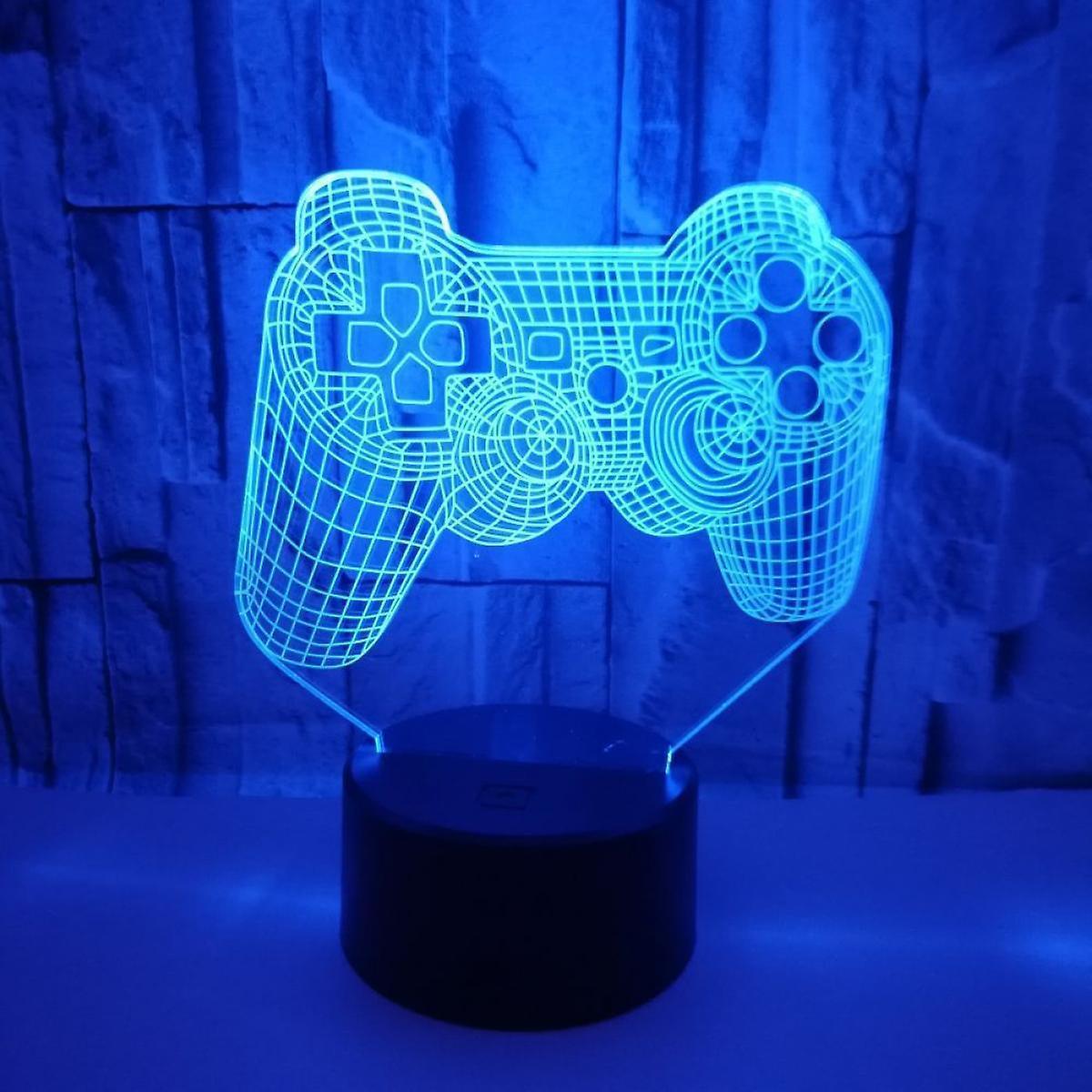 Video Game Controller Lamp Night Light 3D Illusion Game On - Image 3