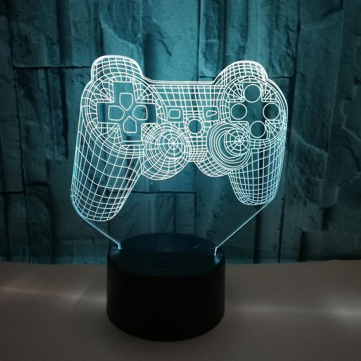 Video Game Controller Lamp Night Light 3D Illusion Game On - Image 4