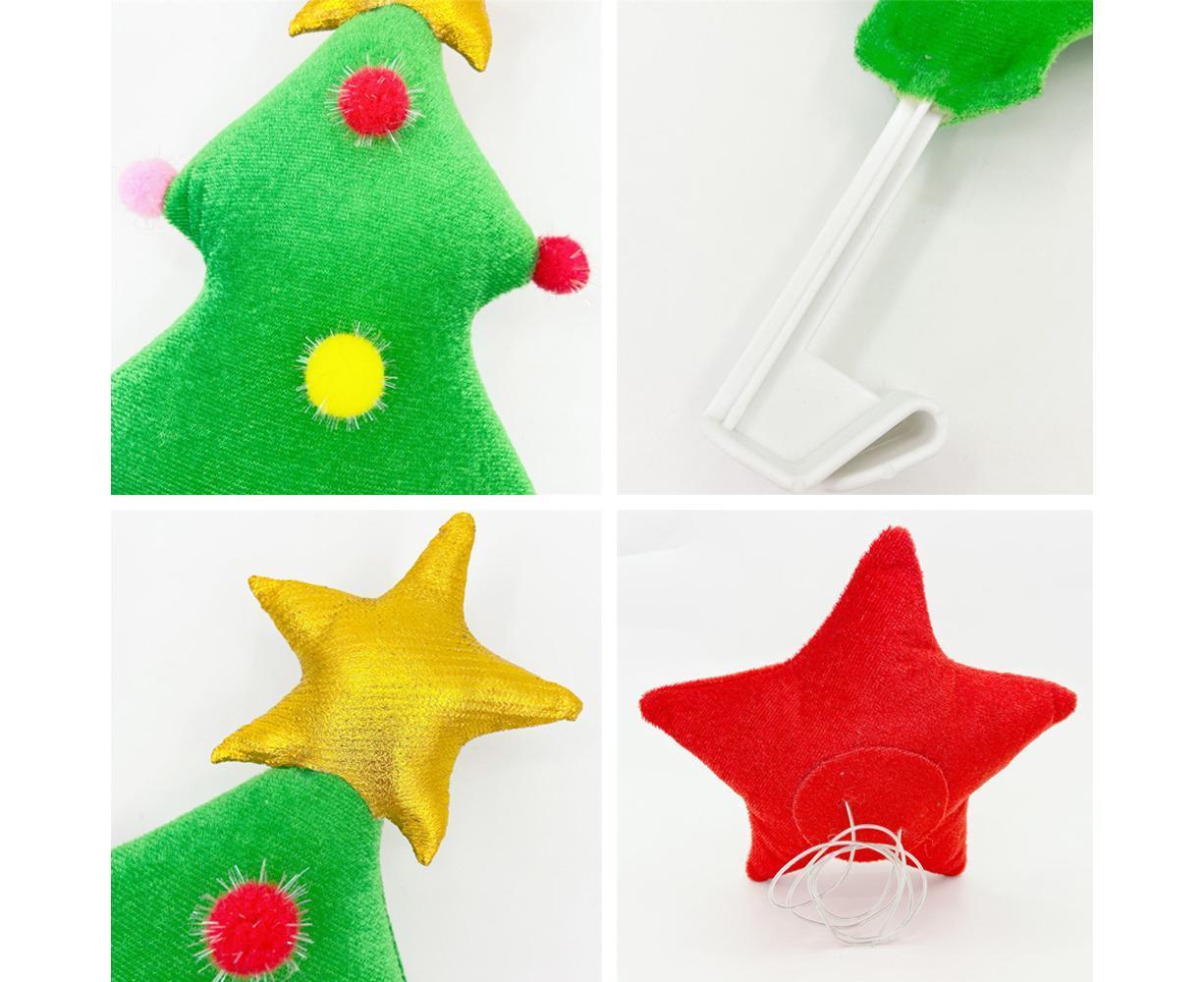 Christmas Car Decorations Christmas Tree Car Kit Vehicle Windows Ornaments Xmas Car Styling Gift - Image 4