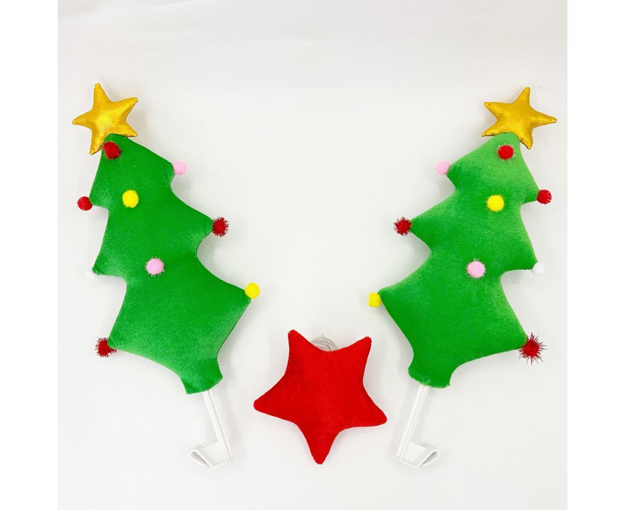 Christmas Car Decorations Christmas Tree Car Kit Vehicle Windows Ornaments Xmas Car Styling Gift - Image 5