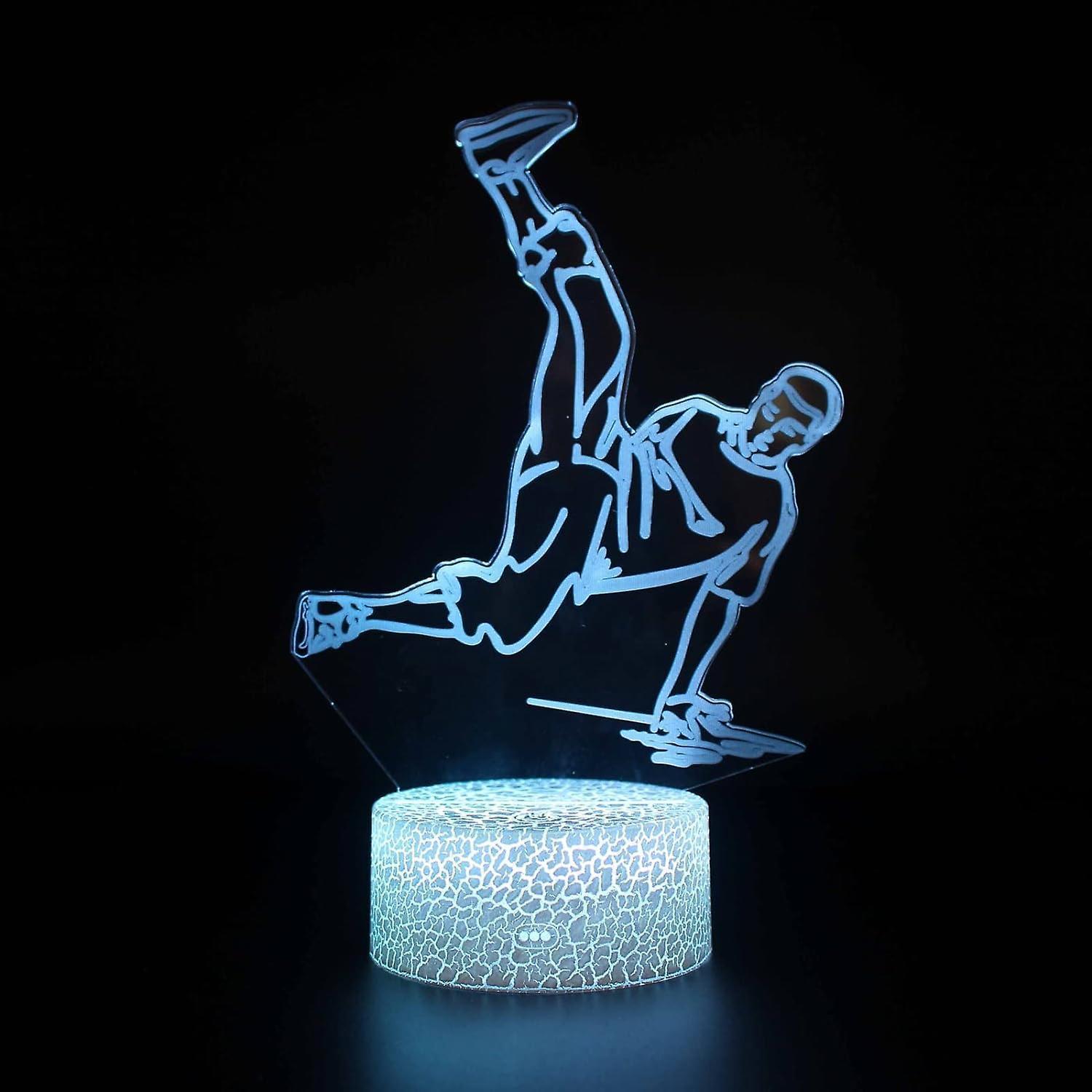 3D Optical Lamp Illusion Night Light Polyphonic Notes 3D Table Lamp babies babies Birthday Gift Creative Light Gift Stereo Vision Colorful Nightlight - Image 1