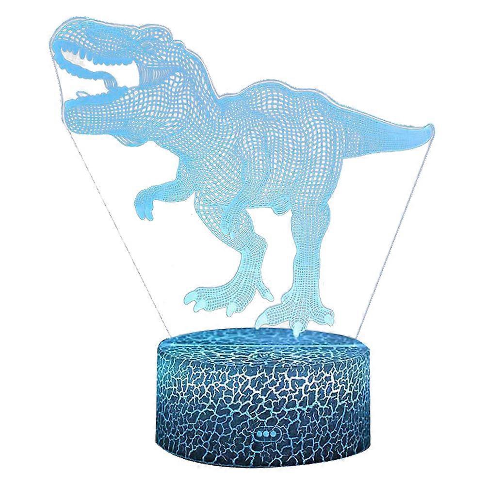 Dinosaur series colorful 3D night light creative gift table lamp - Image 1