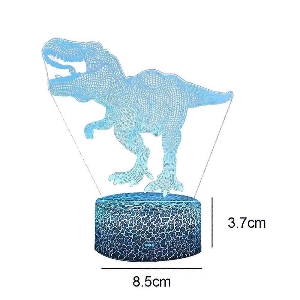 Dinosaur series colorful 3D night light creative gift table lamp - Image 3