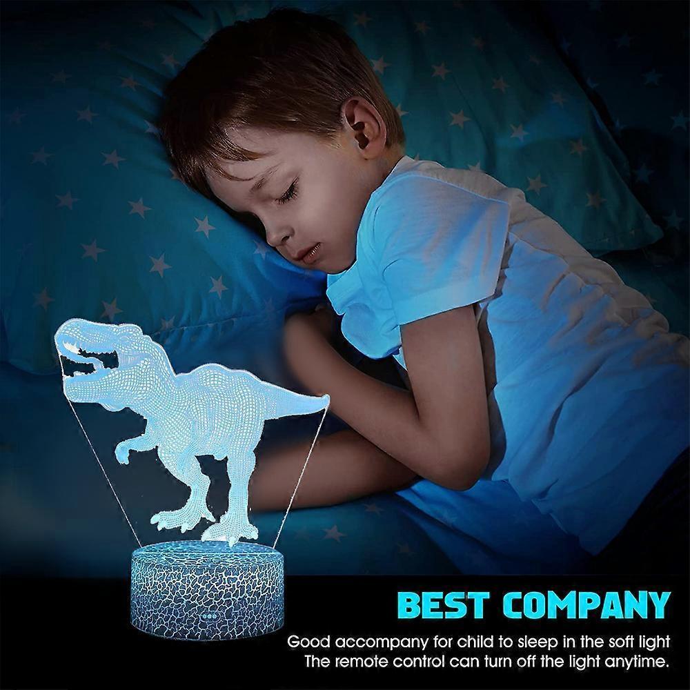 Dinosaur series colorful 3D night light creative gift table lamp - Image 5