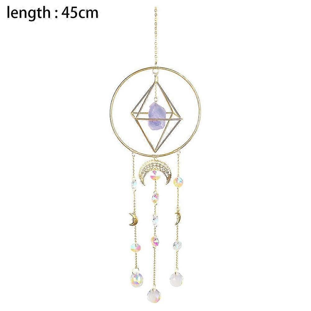 Crystal Prism - Handmade Gold Plated Suncatcher Chandelier Hanging Crystal Tracery - Image 3