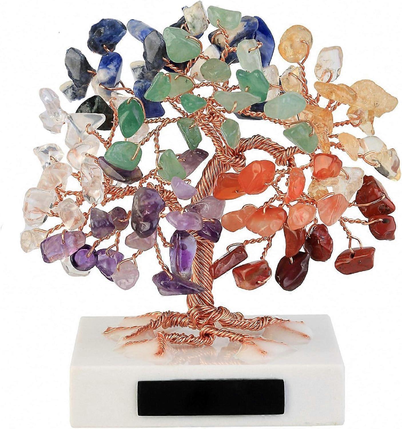 Premium quality natural chakra crystal tree with healing properties - Image 1