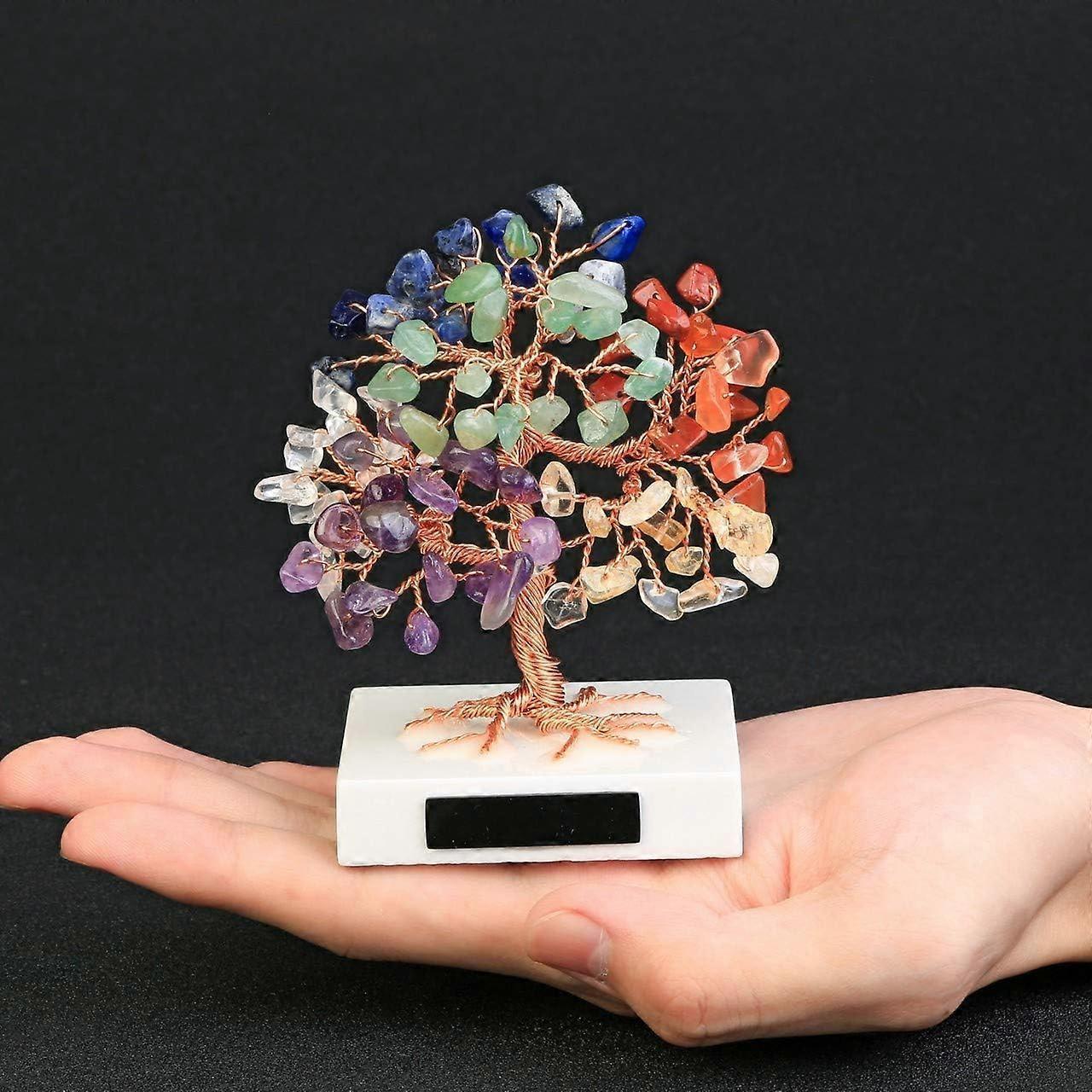 Premium quality natural chakra crystal tree with healing properties - Image 4