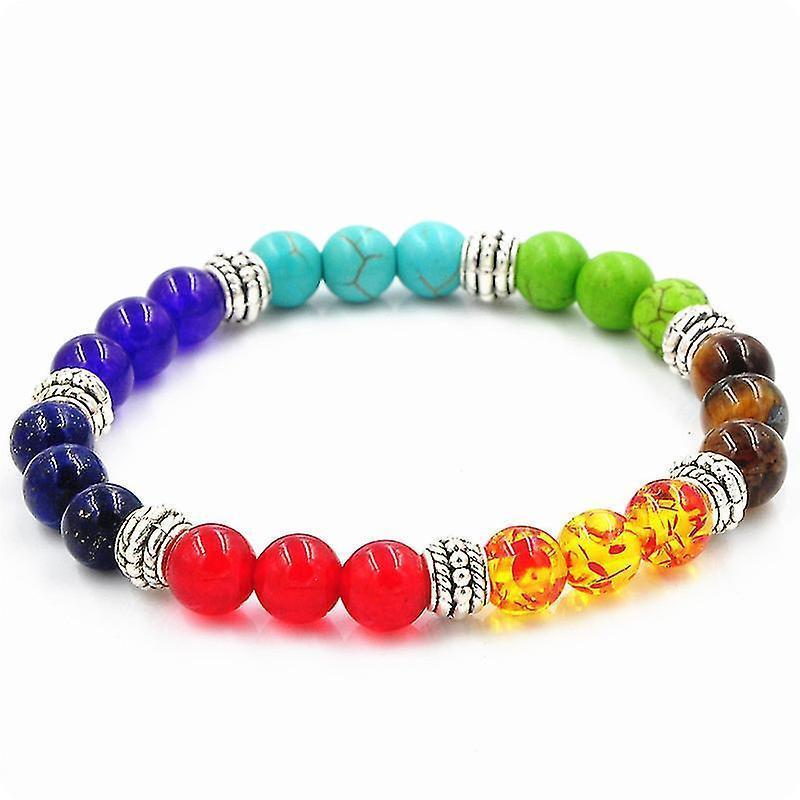 Colorful Onyx Bracelet Buddha Bead Bracelet, Crystal Bead Bracelet - Image 1