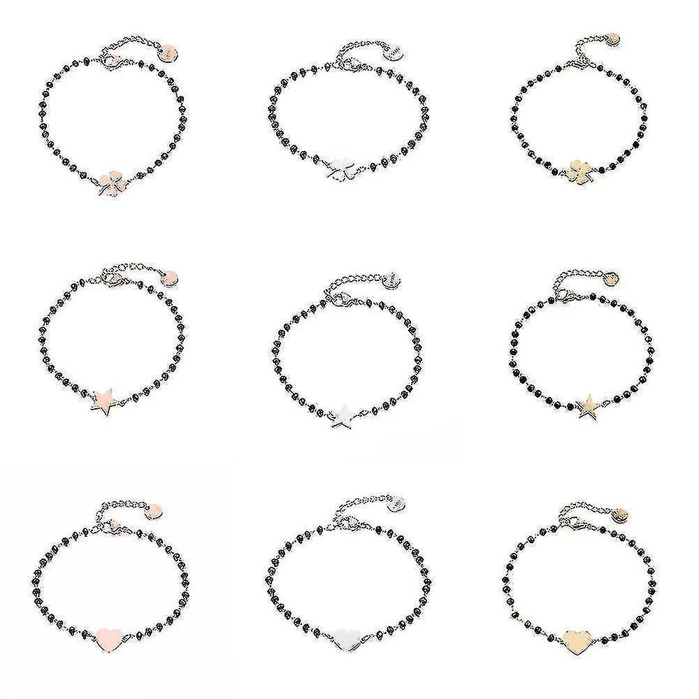 Crystal Beads Chain Bracelet(steel-star) - Image 2