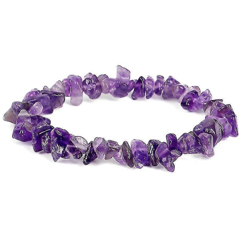 Irregular Natural Crystals Chakras Stone Bracelet Beads Bracelets Yellow Crystals Clear - Image 3