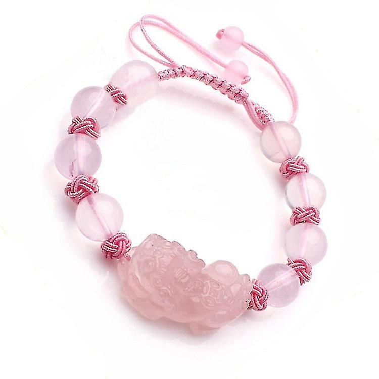 Pink Women's Bracelet Natural Pink Crystal Bracelet - Image 4