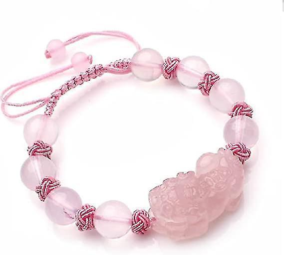 Pink Women's Bracelet Natural Pink Crystal Bracelet - Image 5