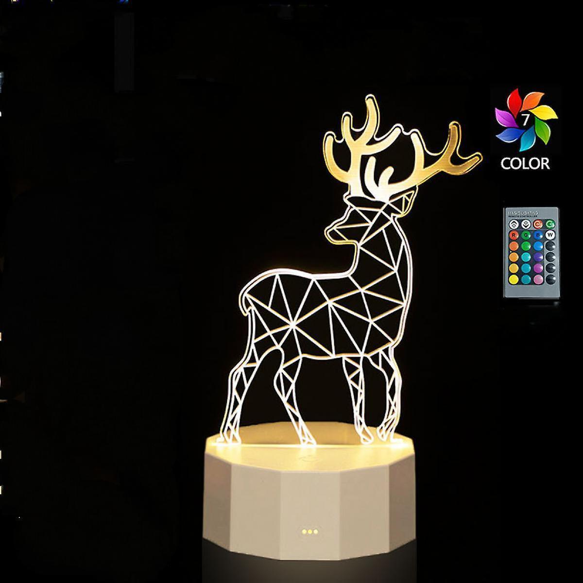 babies Night Light 3D Bedroom Decor Illusion Lamp 3D Creative - Image 2