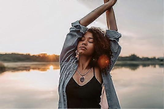 7 Chakra Gemstone Healing Crystals Necklace Copper Wire Wrapped Natural Gemstone Necklace Unisex Hippie Leather Necklace Choker - Image 3